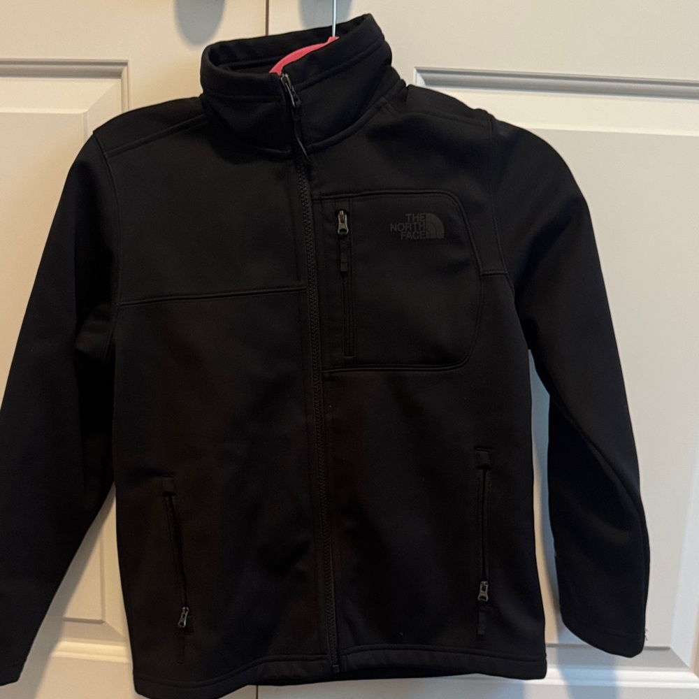 The North Face Kids Black fleece lined Jacket